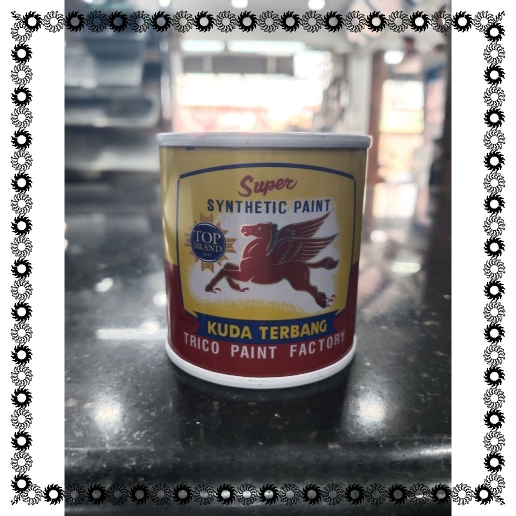 cat minyak kuda terbang putih/white/cat kayu/cat besi