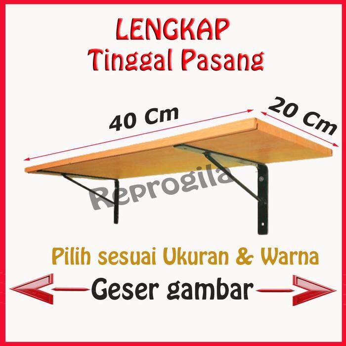 SALE Rak dinding tempel / rak dinding aesthetic / Ambalan dinding / Meja dinding tempel tembok - 204