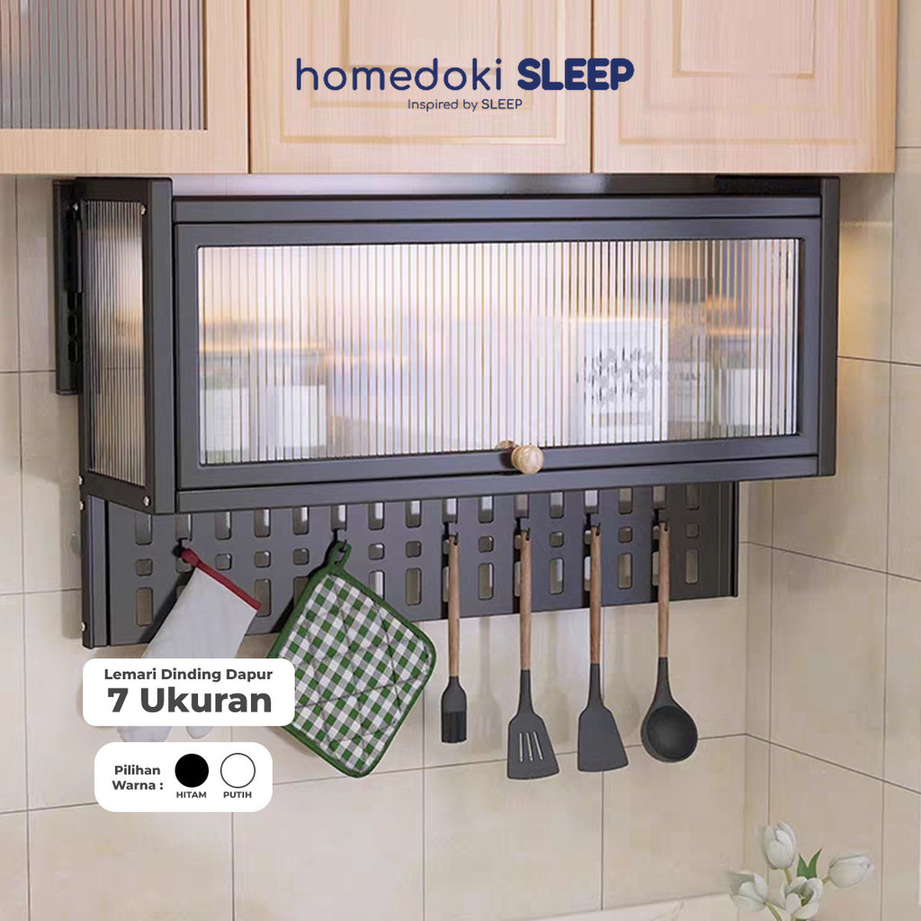 Homedoki Rak Piring Minimalis/Lemari Dapur Minimalis/Lemari Piring/Rak Piring Stainless/Lemari Pirin