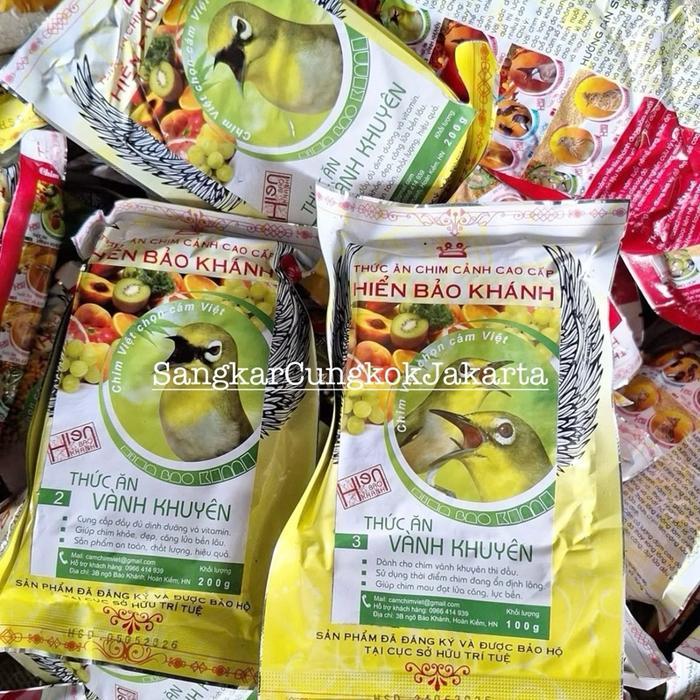 [VIRGO PET] Voer HBK 1 HBK 2 Pleci Pakan Burung Import Mata Puteh High Protein - HBK NO.1 (200gr)