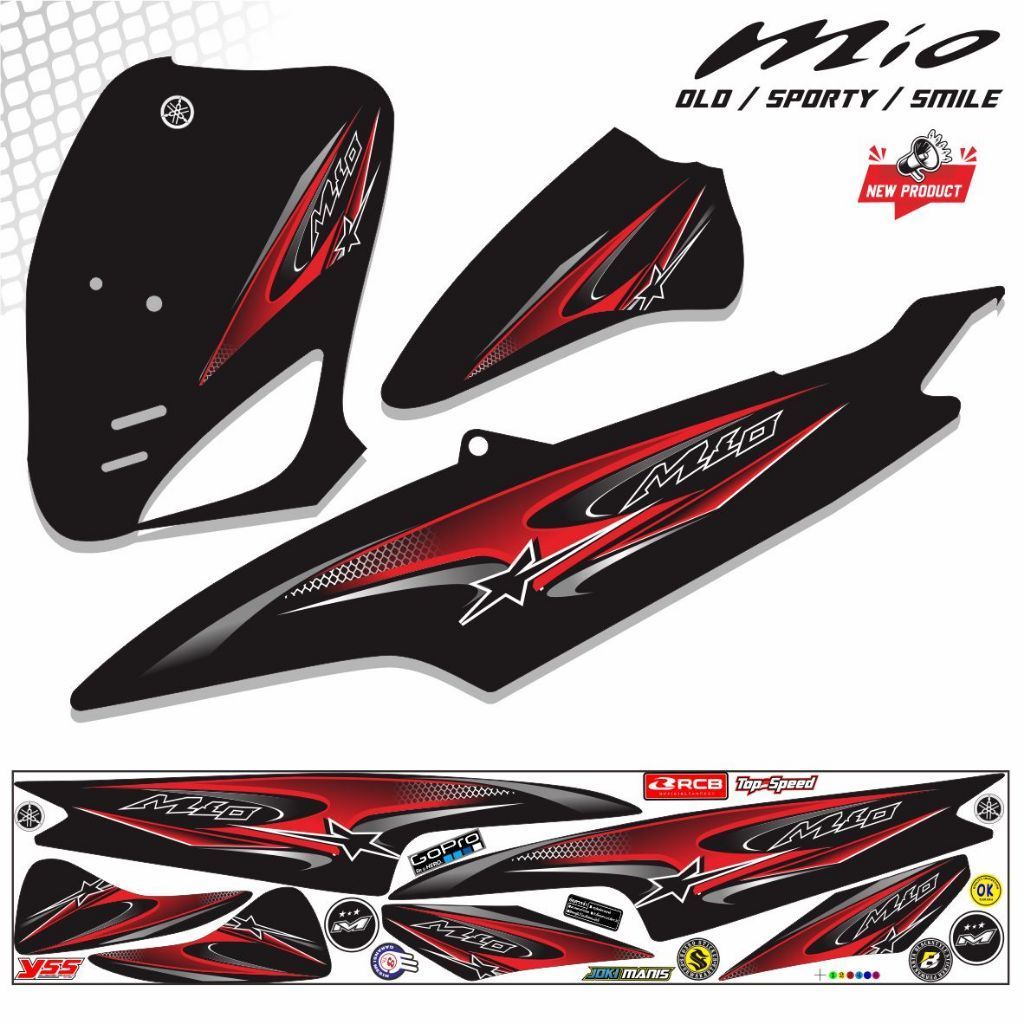 STRIPING VARIASI VARIASI STIKER MIO STRIPING VARIASI BAHAN VINYL STRIPING MIO OLD VARIASI STRIPING K