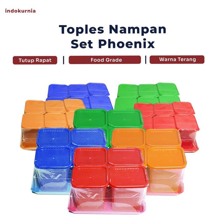 Indokurnia Toples Nampan Set Pheonix - Toples Nampan isi 4