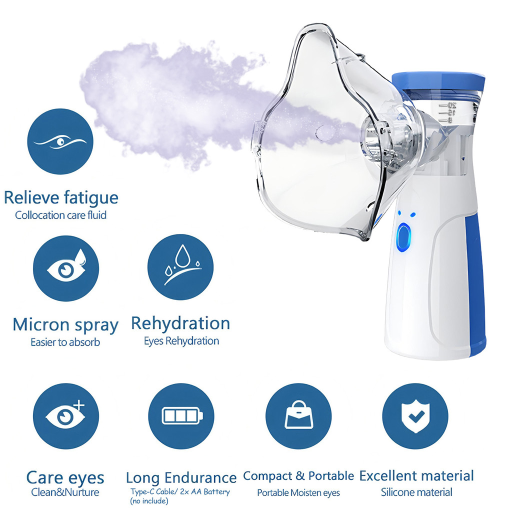 Spray-head Nano Mist Sprayer Mini Handheld Hydrating Humifier Skin Care Portable Facial Steamer Nebu