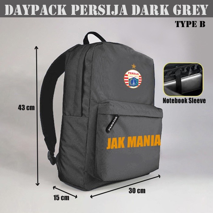 PROMO BARU TAS SEKOLAH PERSIJA - BACKPACK PERSIJA - TAS ANAK PERSIJA - TAS THE JAK - JAK MANIA h-2