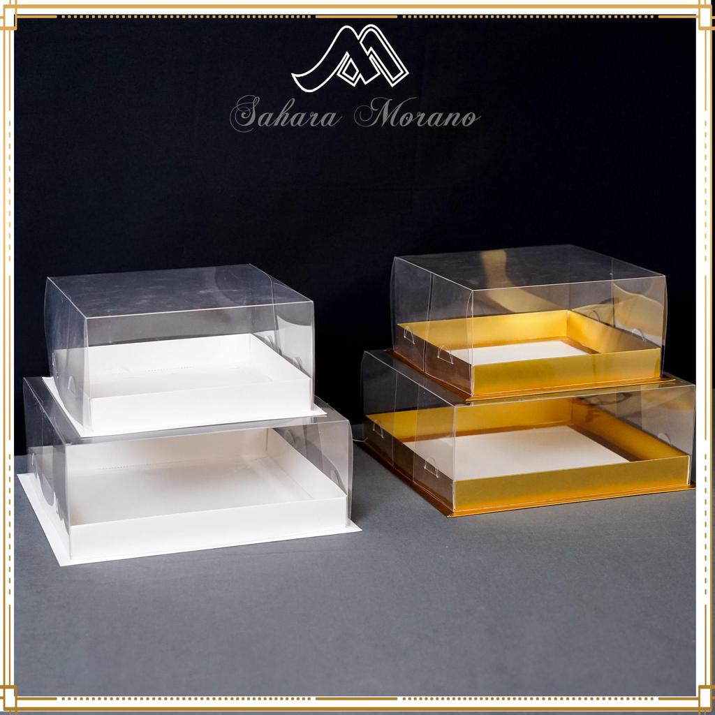 [PREMIUM] Box Mika PVC Multifungsi Cake Box Kotak Seserahan Box Hampers Flower Box Kotak Nikah