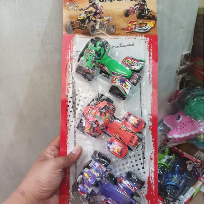 MAINAN ANAK  ATV BEACH MOTOR SET ISI 3PCS - MOTOR ATV PANTAI KECIL - BEACH MOTORCYCLE - MAINAN ANAK 