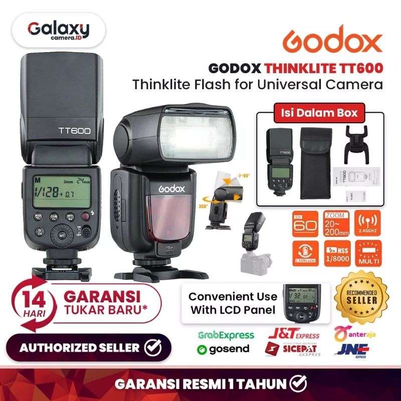 FLASH GODOX TT600 Universal / flash kamera for canon/nikon/sony/fujifilm