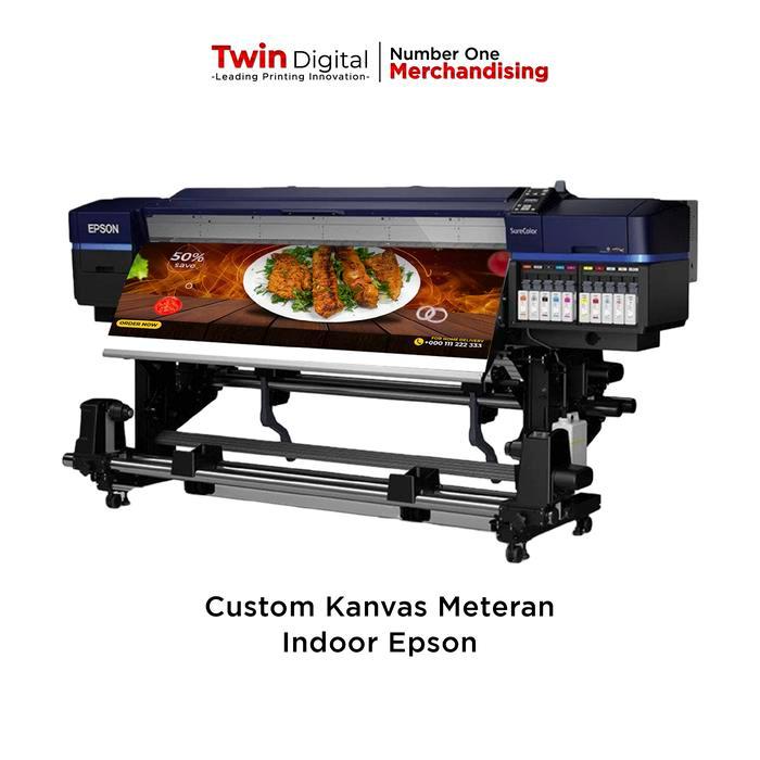 Cetak Kain Kanvas Meteran / Bahan Kanvas Lukis Besar - Kanvas Epson