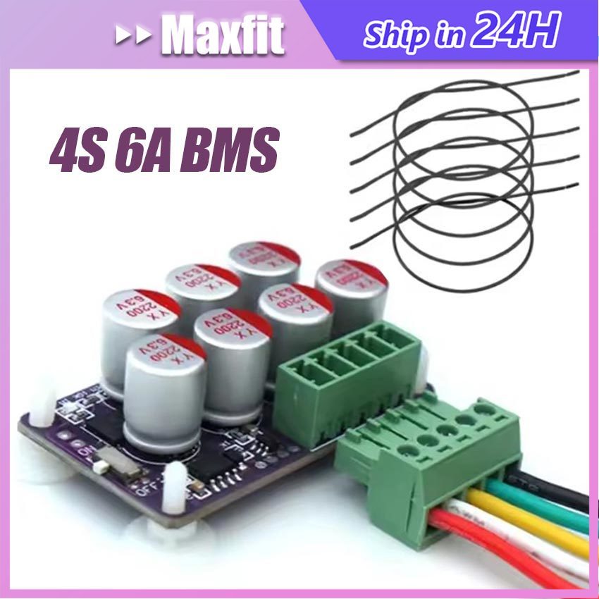 Active Balancer Lifepo4 4S 12V 6A Penyeimbang Lithium Ion Baterai Li-Ion Aktif Balance