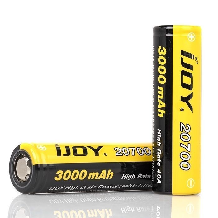 Ijoy 3000mAh 40A 20700 Battery 100% Authentic by IJOY - Baterai Vape