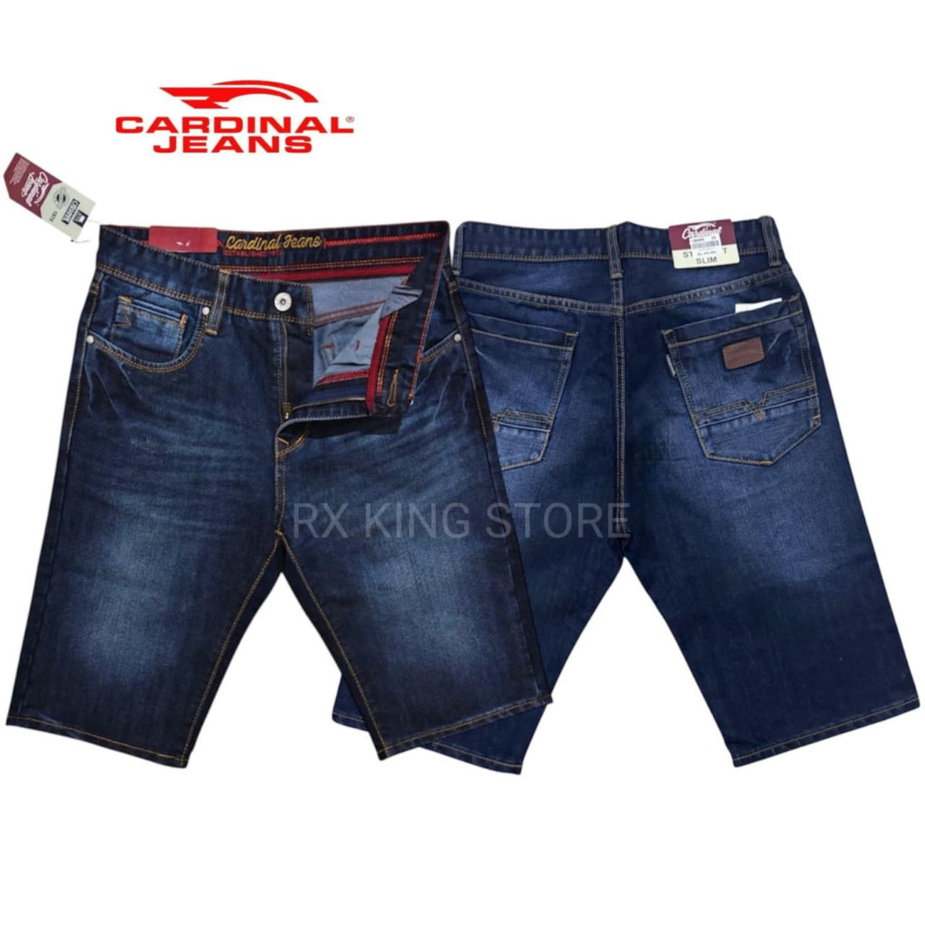 PROMO GAJIAN CELANA JEANS PENDEK CARDINAL PRIA / CELANA JEANS PENDEK MEREK CARDINAL / CELANA PENDEK 
