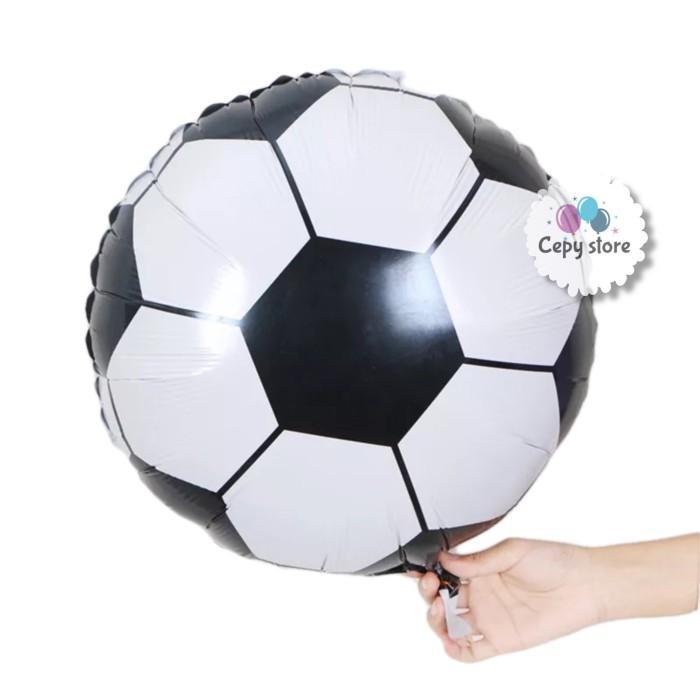 Balon Foil Bulat Karakter Bola / Balon Foil Karakter Bola Bulat