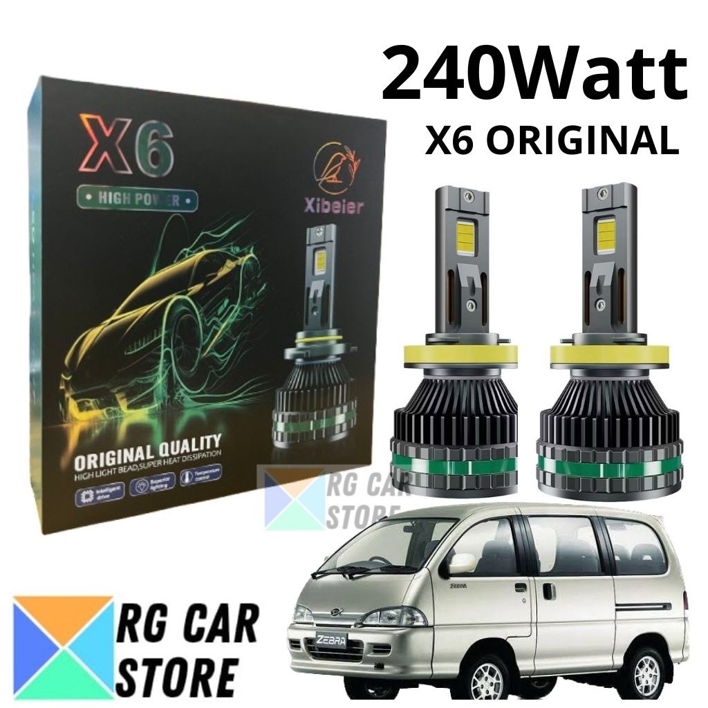 LED Lampu Utama Zebra Espass 240 Watt Autolume X6 Original PnP Daihatsu Espass