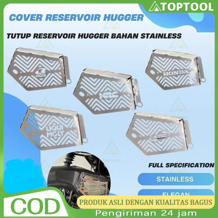 Cover Tangki Air Radiator ARM Reservoir Hugger Airblade Aksesoris Modifikasi Motor