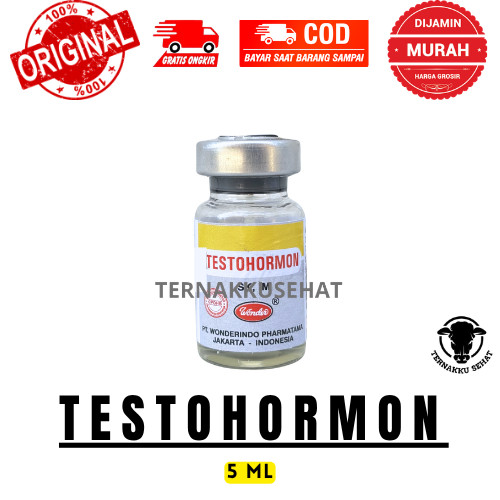 TESTOHORMON 5 ml - Mengatasi Gangguan Reproduksi Hewan Wonder