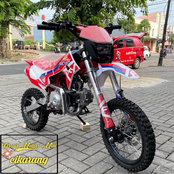 MOTOR MINI TRAIL RCX 110CC MATIC RING 14/12 MESIN 4TAK - Merah