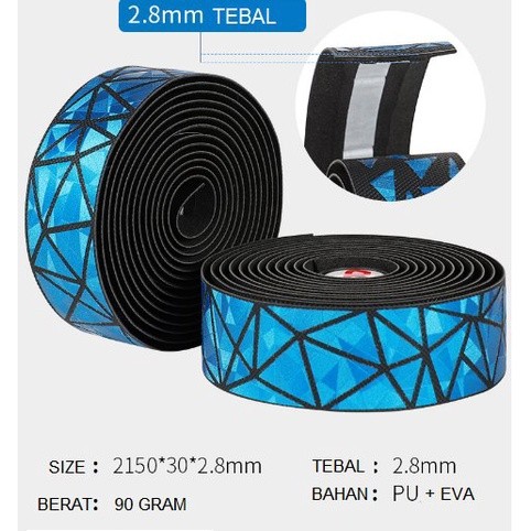 TERLARISBARTAPE Liteskin WEST BIKING Triple Tone sepeda balap dropbar tape Deda Supacaz ROADBIKE RB 