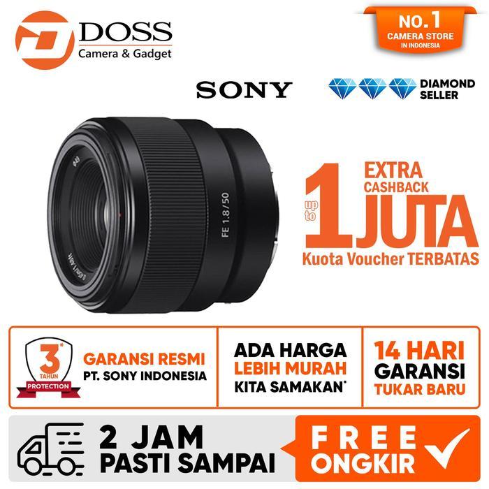 Sony FE 50mm f/1.8 Lensa Kamera Sony FE 50 mm f1.8 - FE 50mm f1.8