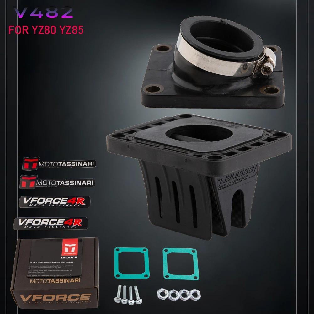 For YAMAHA YZ 85 YZ 80 1993-2020 RX KING Box Motorcycle Carbon Fiber VForce 4 Reed Valve With Intake