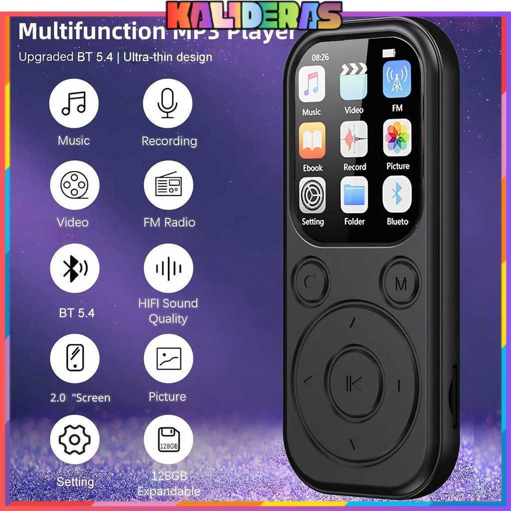 MP3 Digital Audio Player HiFi Bluetooth MP4 2 Inch 210mAh - SD-09