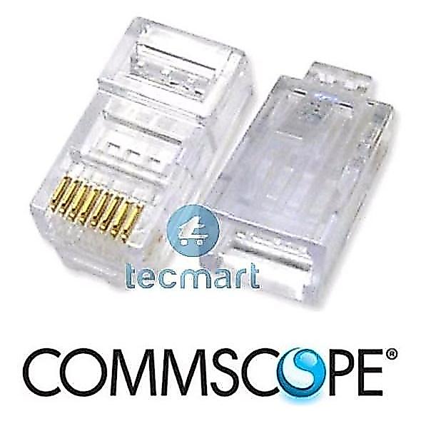 TERBARU - AMP COMMSCOPE Connector RJ45 Cat5 RJ-45 Cat.5e