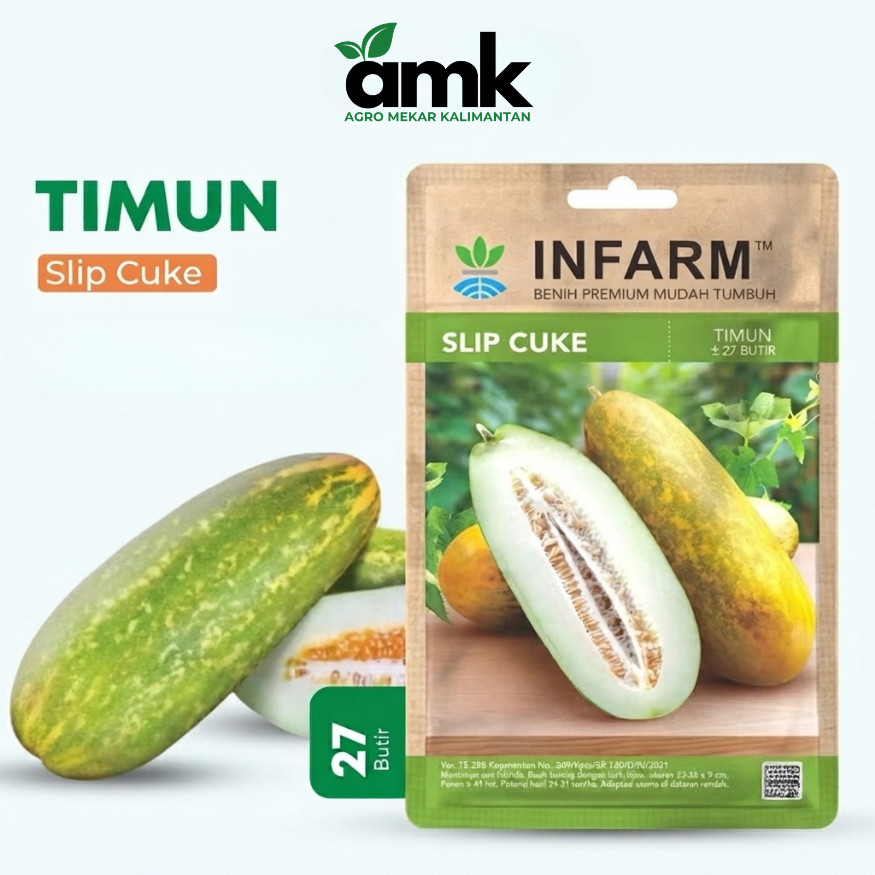 INFARM - Benih Bibit Biji Mentimun Suri SLIP CUKE Timun Suri Premium Buah Besar Manis