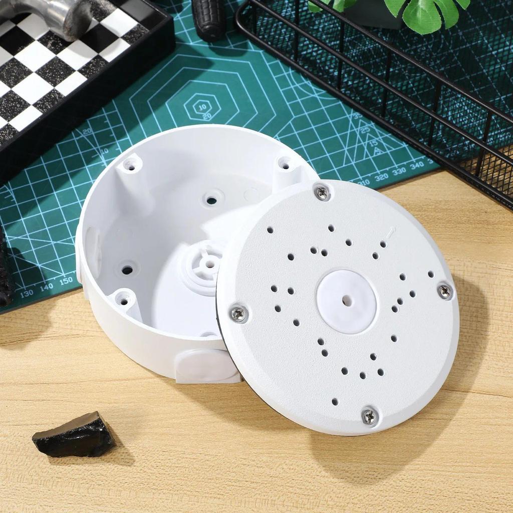 Security Camera Junction Box Outdoor Waterproof Aluminum Alloy Hide Cable Junction Box for Outdoor I