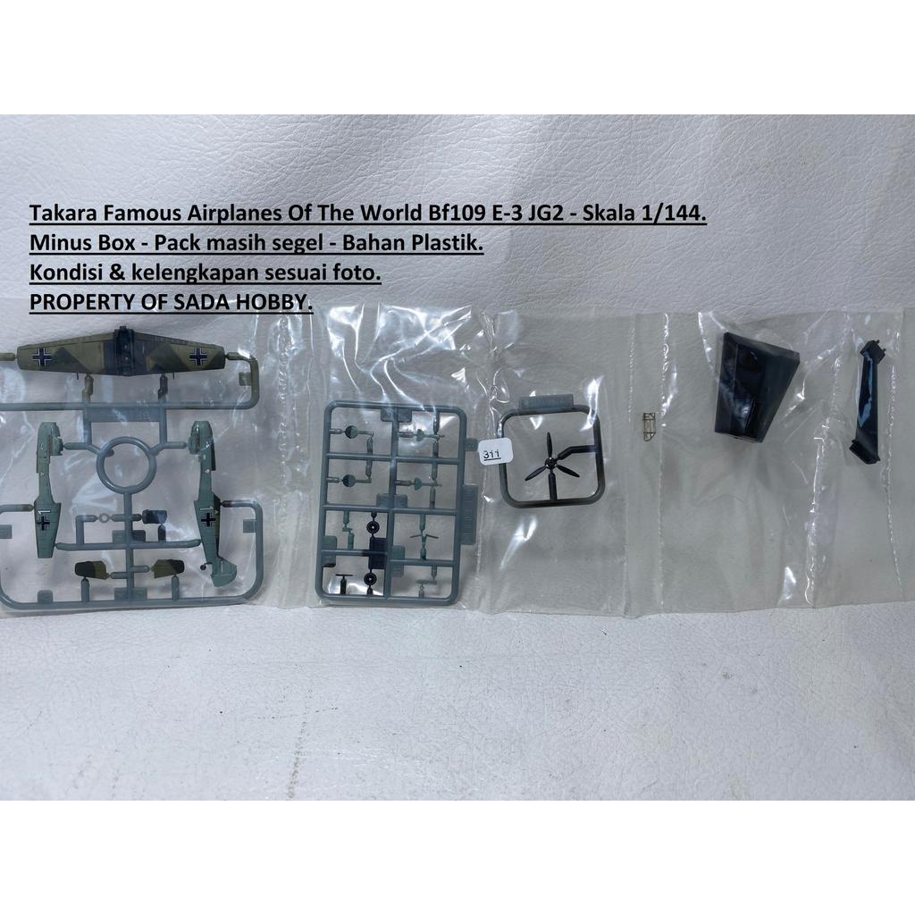Takara Famous Airplane of The World 1/144 Messerschmitt Bf 109 E-3 JG2 Minus Box