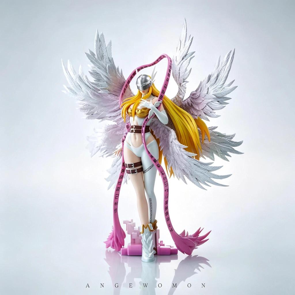 Anime Digimon Adventure Figure Angewomon Action Figure Pvc Collection Model Toy for Gift