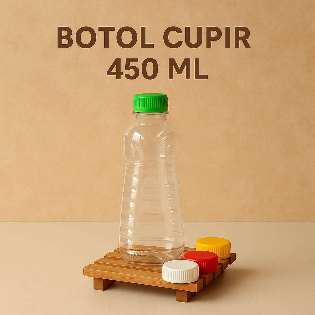 MELVI STORE (isi 100 pcs)Botol Cupir 450ml/Botol Sunlight/Botol plastik ukuran 450ml