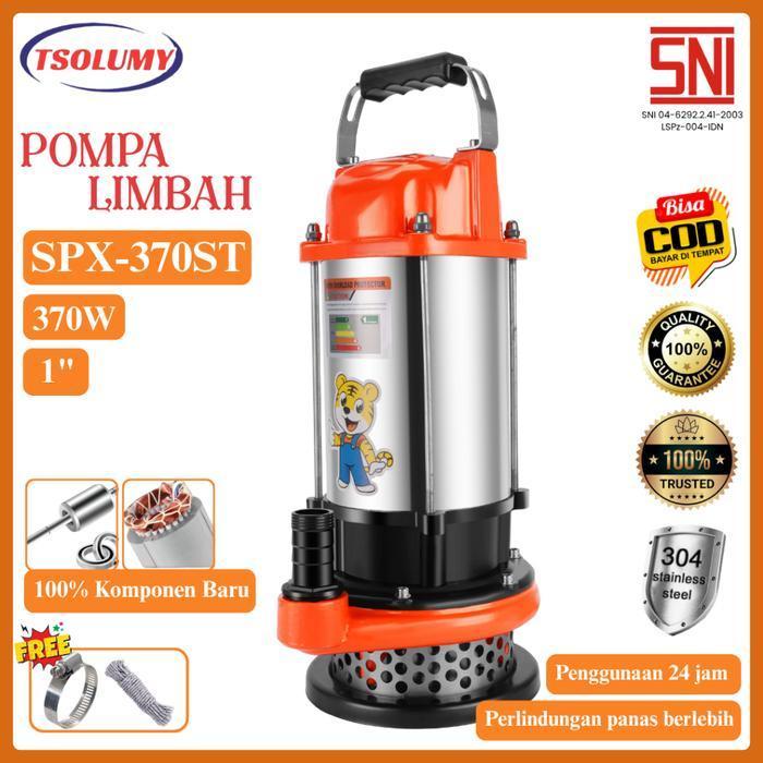 tsolumy SPX-1100ST Pompa Celup Air Kotor