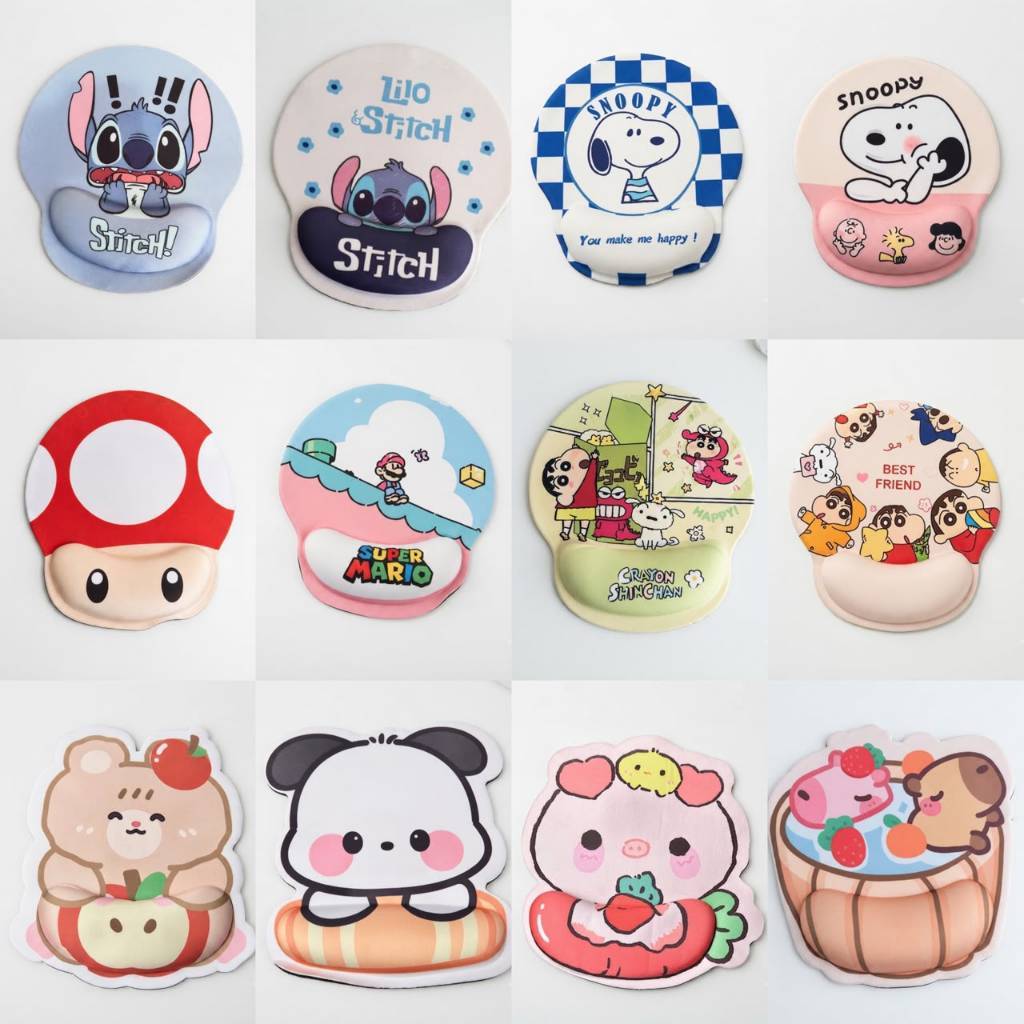 Tatakan Mouse Laptop Komputer Alas Mouse Sinchan Sailormoon Karakter Kartun Unik Lucu Hadiah Gift Ka