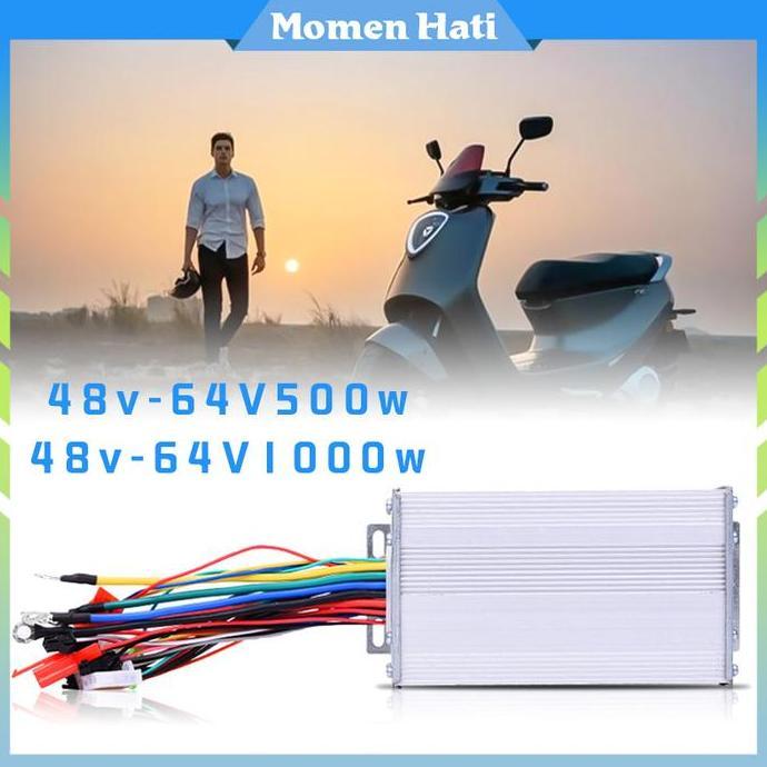 HEROSOV 48V 64V 500W 1000W Kontroler Sepeda Listrik Controller Brushless