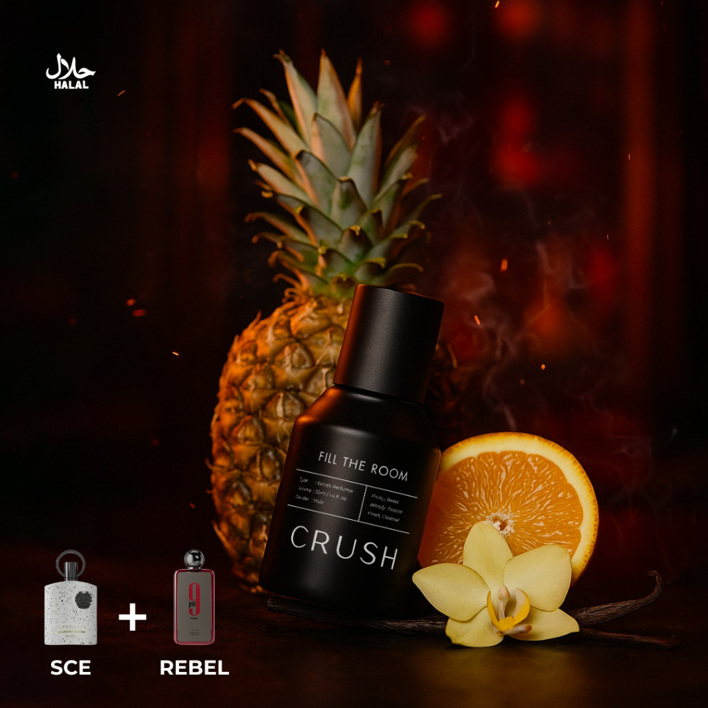 FTR CRUSH Extrait De Parfum 35ML - Parfum Pria Wangi Tahan Lama - Long Lasting - Extrait Parfum - Me