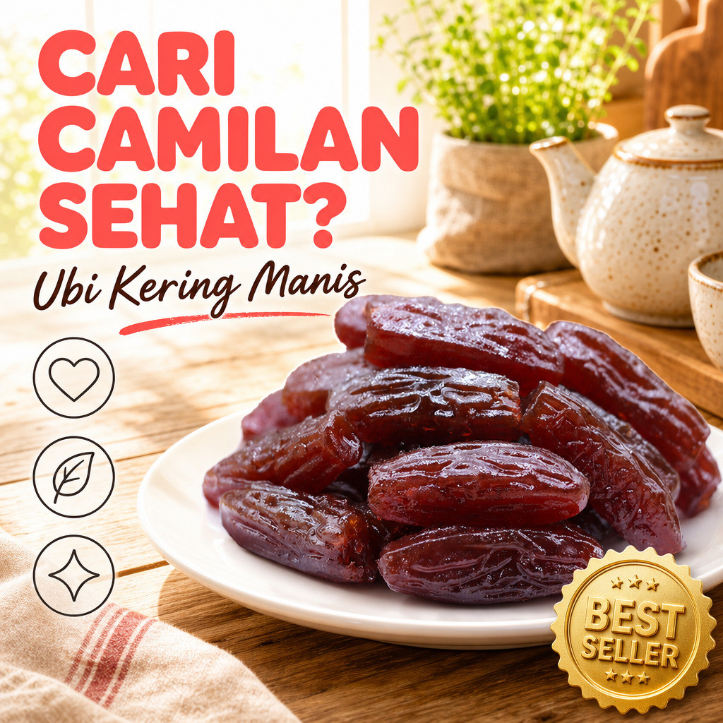 COD/Pengiriman 24 jam/250g Ubi Jalar Kering Lembut Ketan Dan Manis/ 0 Tambahan Ubi Jalar/Ubi Jalar U
