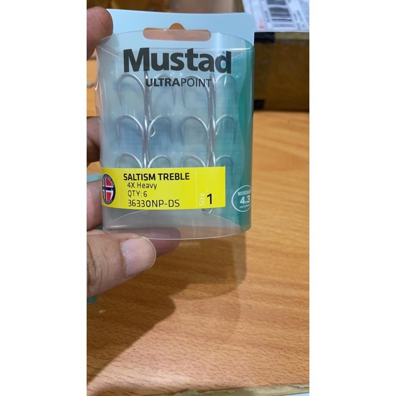 kail mustad treble hook ultra point