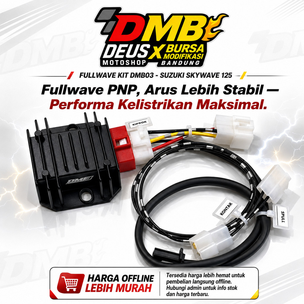 Kabel Full Wave DMB Suzuki Skywave PNP Kiprok NMAX DMB02 DMB03 YGP
