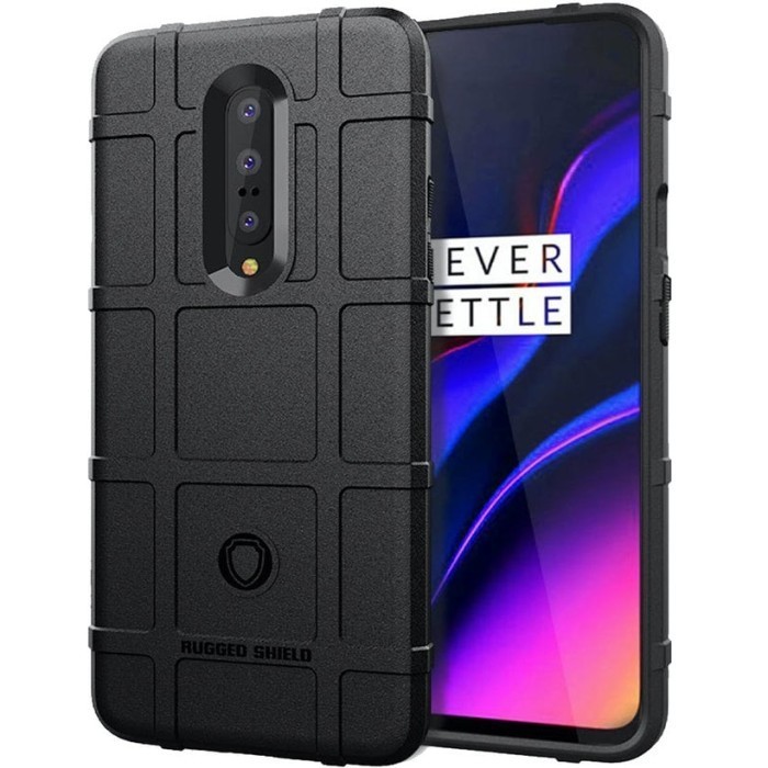 Case ONEPLUS 7 7 PRO / 7T 7T PRO Rugged Shield Armor Softcase Casing - Oneplus 7 Pro #BLUES