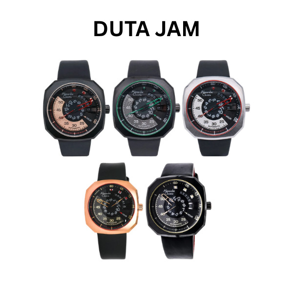 JAM TANGAN PRIA ALEXANDRE CHRISTIE AC3032 AC 3032 MAL LEATHER STRAP