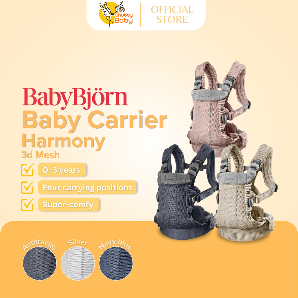 BabyBjorn Baby Carrier Harmony 3D Mesh - Gendongan Bayi