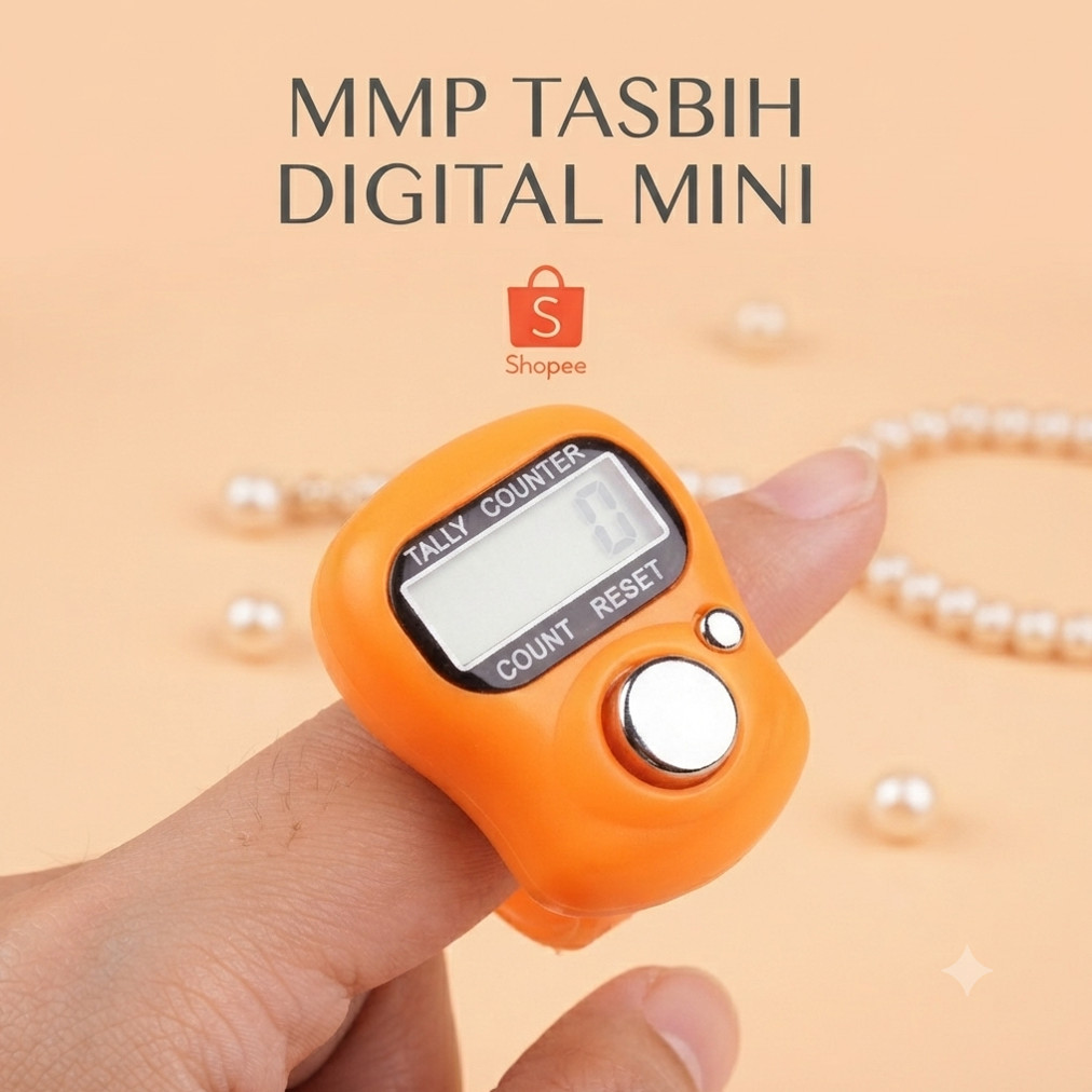 MMP Tasbih Digital Mini LED Layar LCD