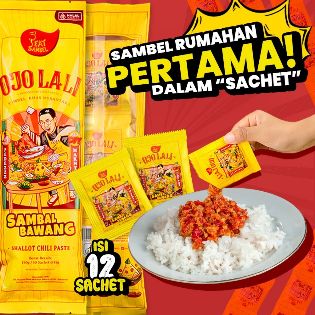 Ready Eatsambel - Sambel Bawang Ojolali [12 Sachet]