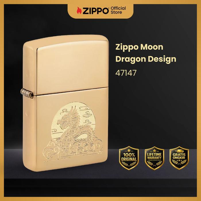 Zippo Moon Dragon Design 47147