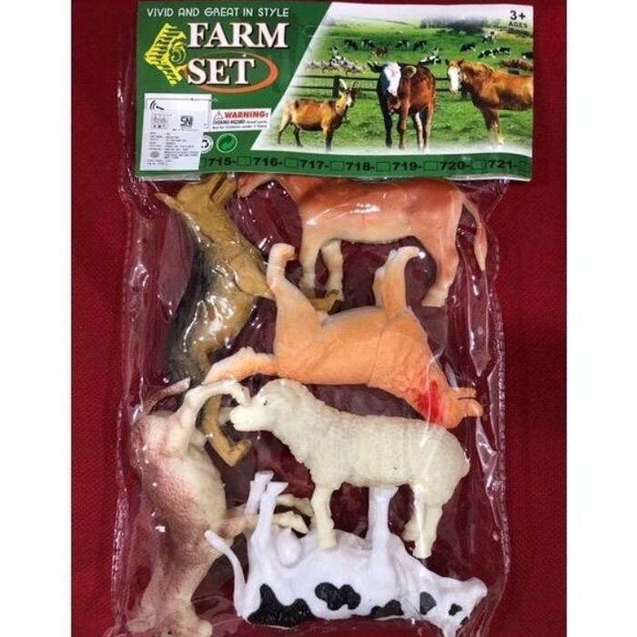 Mainan Binatang Karet Wild Animal - SET FARM
