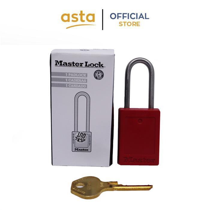 Padlock-Master Lock-410--Red/ Merah
