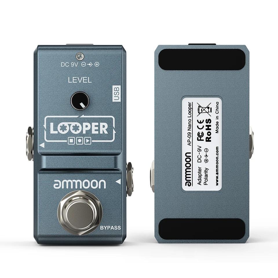 ammoon AP-09  Nano Loop Electric Guitar Effect Pedal Looper True Bypass Unlimited Overdubs 10 Minute