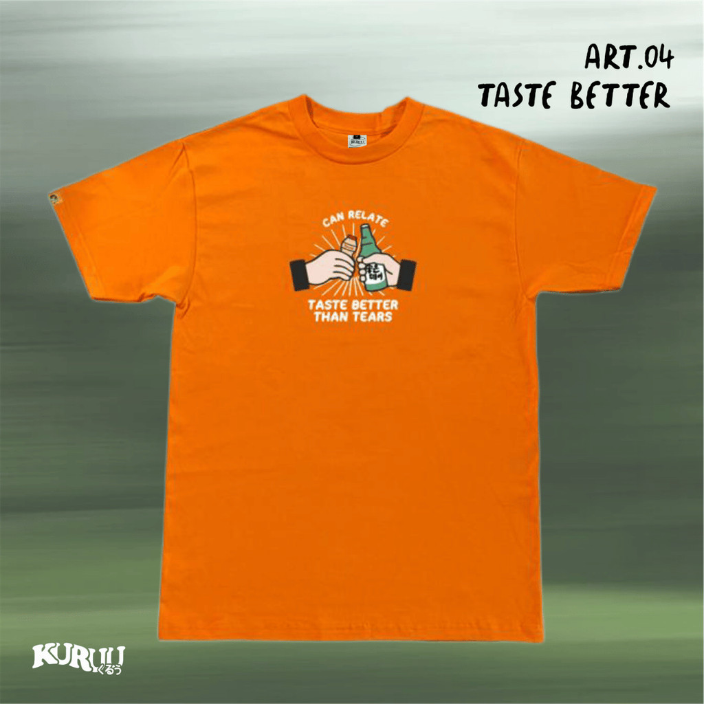 Baju Kuruu basic graphic shirt - Kuruu Taste Better Tee