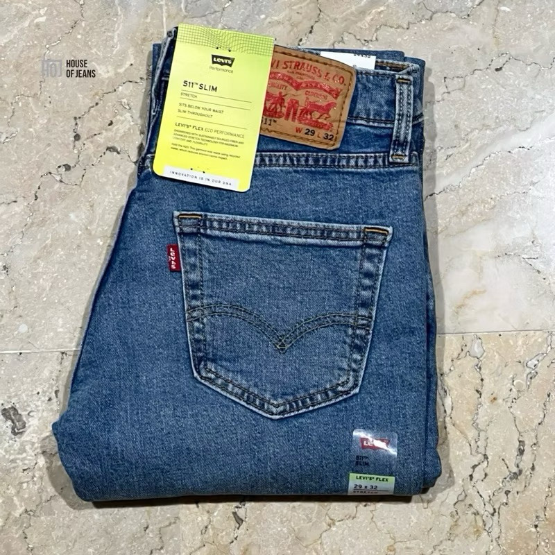 Jeans Pria 511 Slim Fit 511-5953 Stonewash Stretch - Celana Jeans Branded - 100% Original