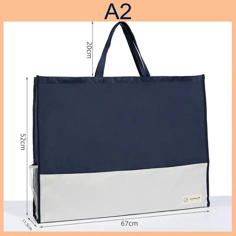 Large A1/A2 Folder Organizer Bag Portable Zipper Pouch A2/A1 Poster Storage Art Bag For Artist A1 Fi