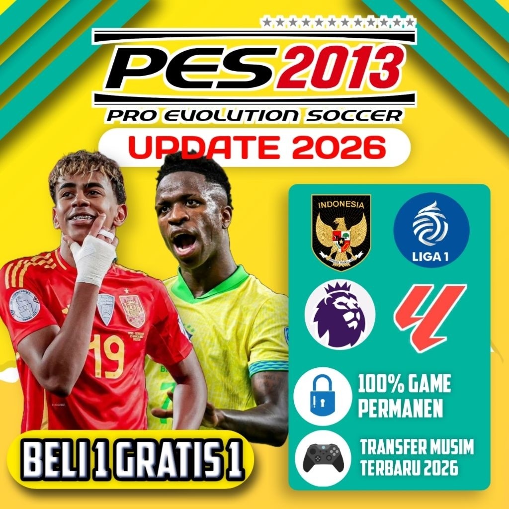 PES 2013 UPDATE TERBARU PATCH 2026 BRI LIGA INDONESIA GAME PC